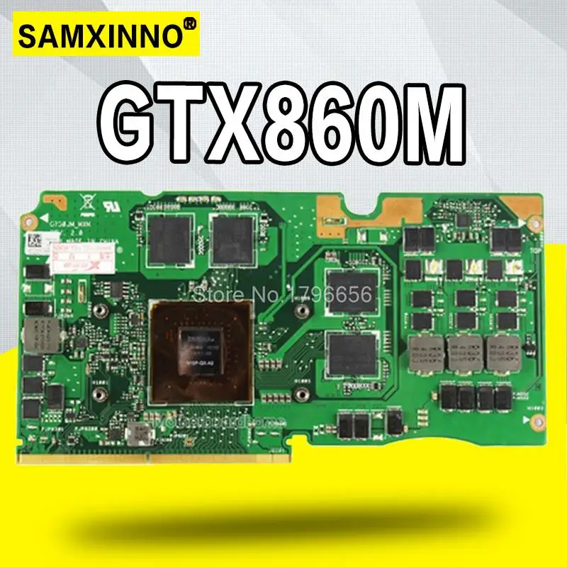 G750JM Ver 60NB04J0-VG1020 69N0QVV10C03-01 GTX 860M GTX860M DDR5 2 Гб VGA Видеокарта для ноутбука For Asus G750JM
G750JM Ver 60NB04J0-VG1020 69N0QVV10C03-01 GTX 860M GTX860M DDR5 2 Гб VGA Видеокарта для ноутбука For Asus G750JM