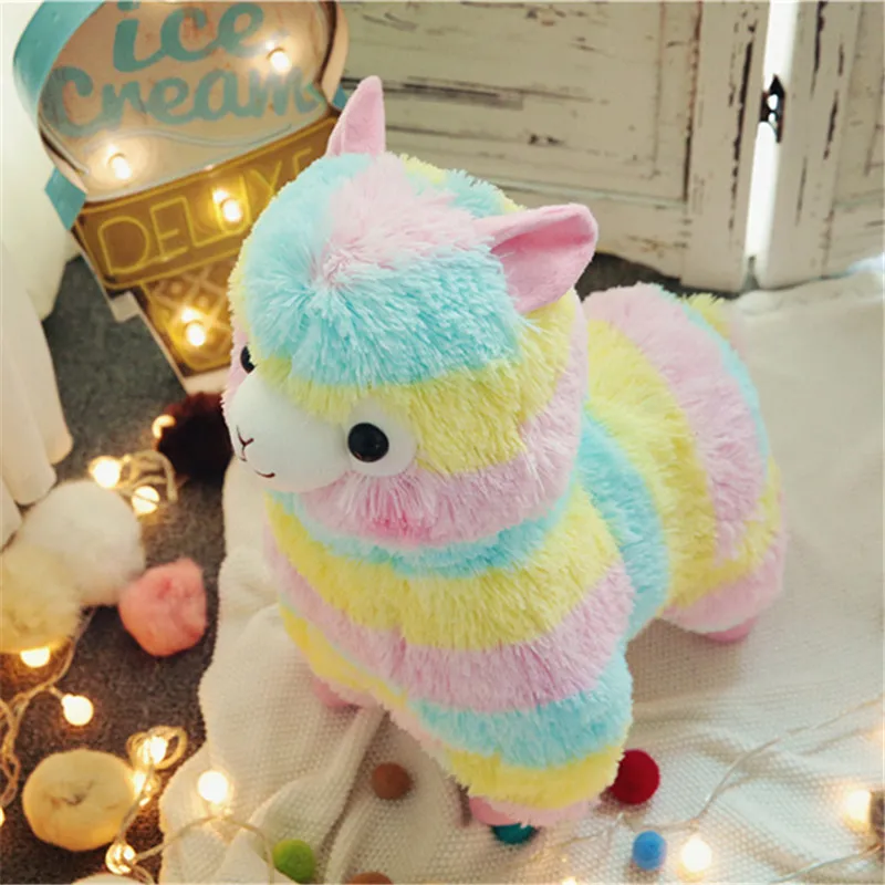 One Piece Rainbow Sheep Plush Toy Soft PP Cotton Stuffed Sheep Doll Super Cute Kids Sleeping Cushions Friends Gift 2 Size
One Piece Rainbow Sheep Plush Toy Soft PP Cotton Stuffed Sheep Doll Super Cute Kids Sleeping Cushions Friends Gift 2 Size
