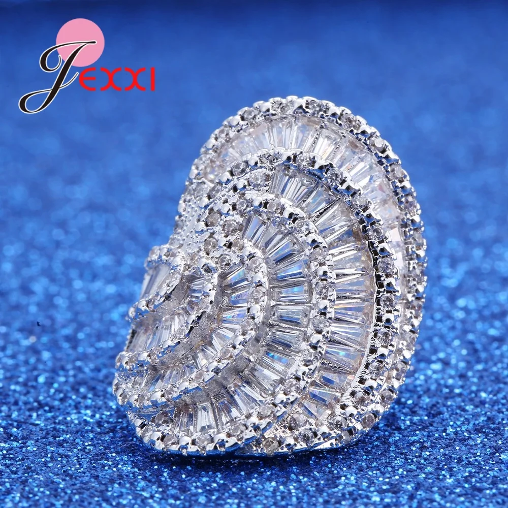 Birthday Gift Unique 925 Sterling Silver Sparkling Ring Pave CZ For Women Engagement Ring Fine Jewelry New Arrivel
Birthday Gift Unique 925 Sterling Silver Sparkling Ring Pave CZ For Women Engagement Ring Fine Jewelry New Arrivel
