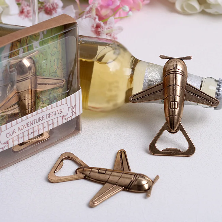 Free Shipping 100 PCS Vintage Aircraft shaped wine beer bottle opener wedding party favor guest gift wedding present
Free Shipping 100 PCS Vintage Aircraft shaped wine beer bottle opener wedding party favor guest gift wedding present