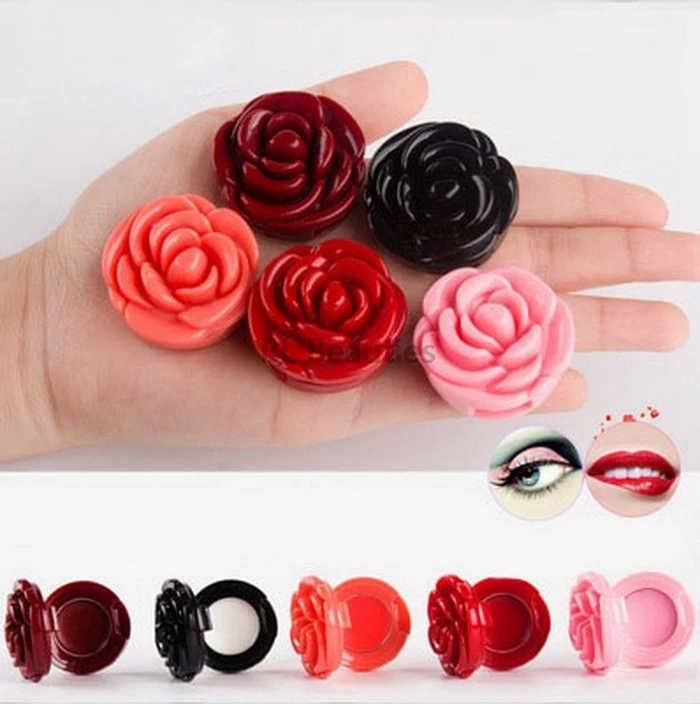 200Pcs Fashion Mini Flower Shape Eyeshadow Powder Case Elegant DIY Blush Compact Plastic Empty Rose Shape Lipstick Container Box
200Pcs Fashion Mini Flower Shape Eyeshadow Powder Case Elegant DIY Blush Compact Plastic Empty Rose Shape Lipstick Container Box