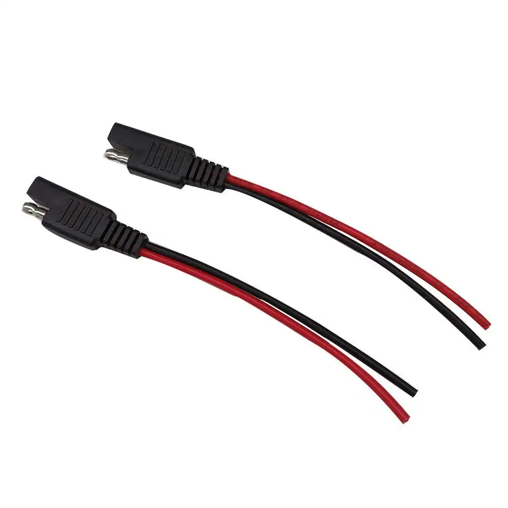 2 шт./компл. автомобильный Удлинительный кабель SAE Power DIY 18AWG 10 см провод для