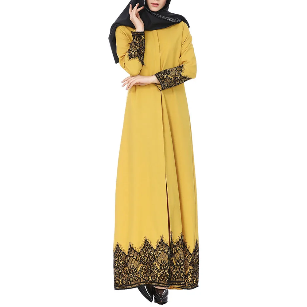 East Abaya Striped Dress Scarf Cardigan Long Robes Muslim Women Lace Trimmed Front Abaya Muslim Maxi Kaftan KimonoY415
East Abaya Striped Dress Scarf Cardigan Long Robes Muslim Women Lace Trimmed Front Abaya Muslim Maxi Kaftan KimonoY415