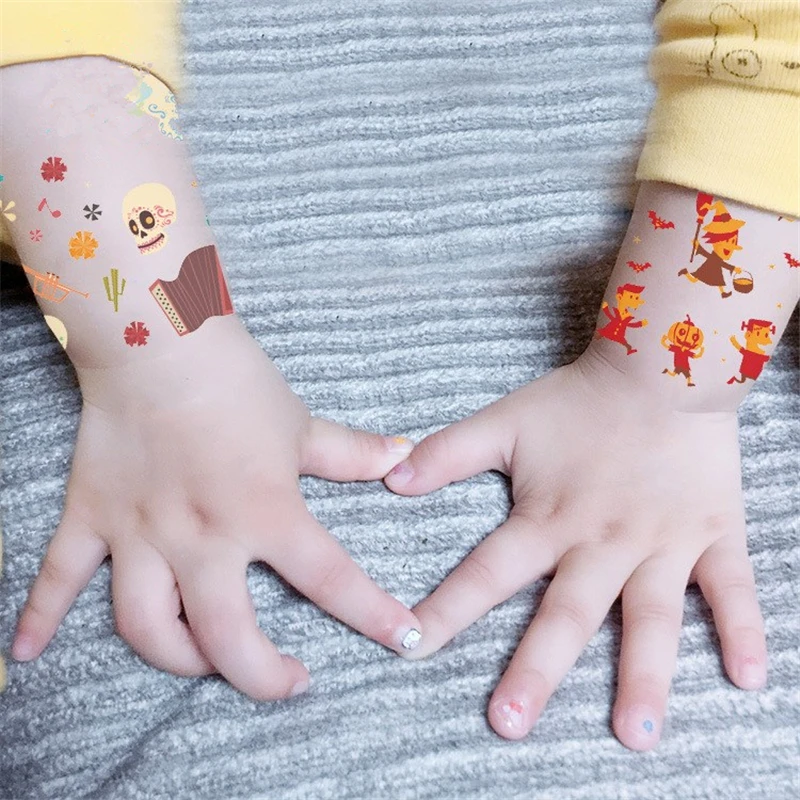 5pc DIY Body Art Temporary Tattoos Color Halloween Watercolor Painting Drawing Skull Ghost Witch Decal Waterproof Tattoo Sticker
5pc DIY Body Art Temporary Tattoos Color Halloween Watercolor Painting Drawing Skull Ghost Witch Decal Waterproof Tattoo Sticker