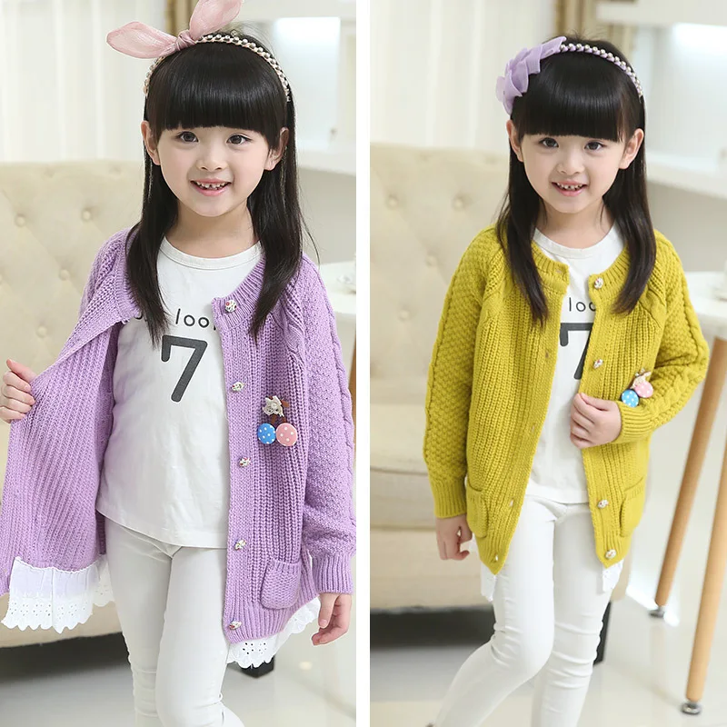 Hot Sale Girls Lace Ruffles Cardigan Sweater Spring Fall Children's Spliced Princess Knitted Sweaters 3-13Yrs Kids Knitwear P13
Hot Sale Girls Lace Ruffles Cardigan Sweater Spring Fall Children's Spliced Princess Knitted Sweaters 3-13Yrs Kids Knitwear P13