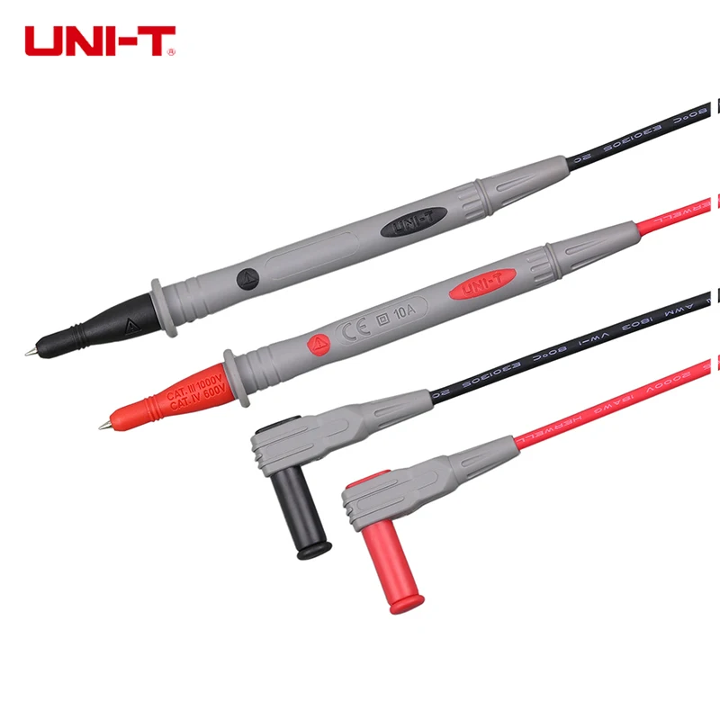 UNI-T UT-L27 1000V 10A Multimeter Test Extention Lead Male Thread Probe, Upgraded from UT-L23
UNI-T UT-L27 1000V 10A Multimeter Test Extention Lead Male Thread Probe, Upgraded from UT-L23