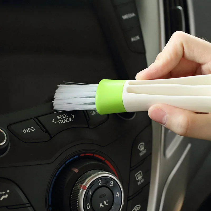 Portable Ended Car Air Conditioner Vent Slit Cleaner Brush Instrumentation Dusting Blinds Keyboard Cleaning Brush Car Wash XNC
Portable Ended Car Air Conditioner Vent Slit Cleaner Brush Instrumentation Dusting Blinds Keyboard Cleaning Brush Car Wash XNC