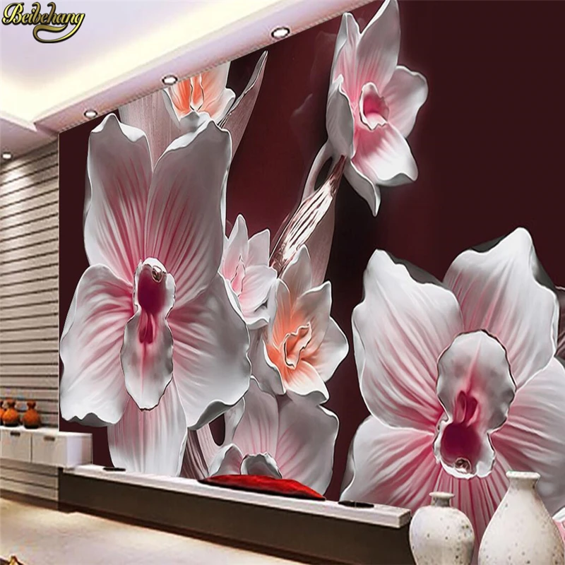 beibehang Custom wallpaper large mural wall stickers 3D floral relief background wall modern simple wind background wall murals
beibehang Custom wallpaper large mural wall stickers 3D floral relief background wall modern simple wind background wall murals
