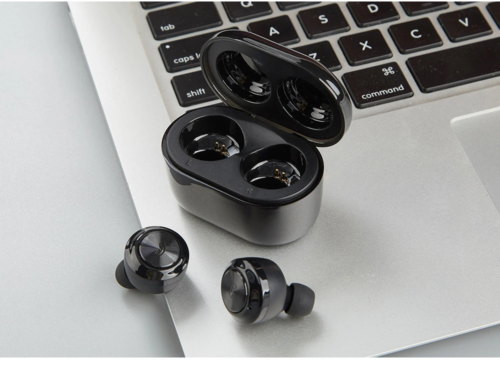 Мини Bluetooth наушники с микрофоном Беспроводные спортивные шумоподавлением