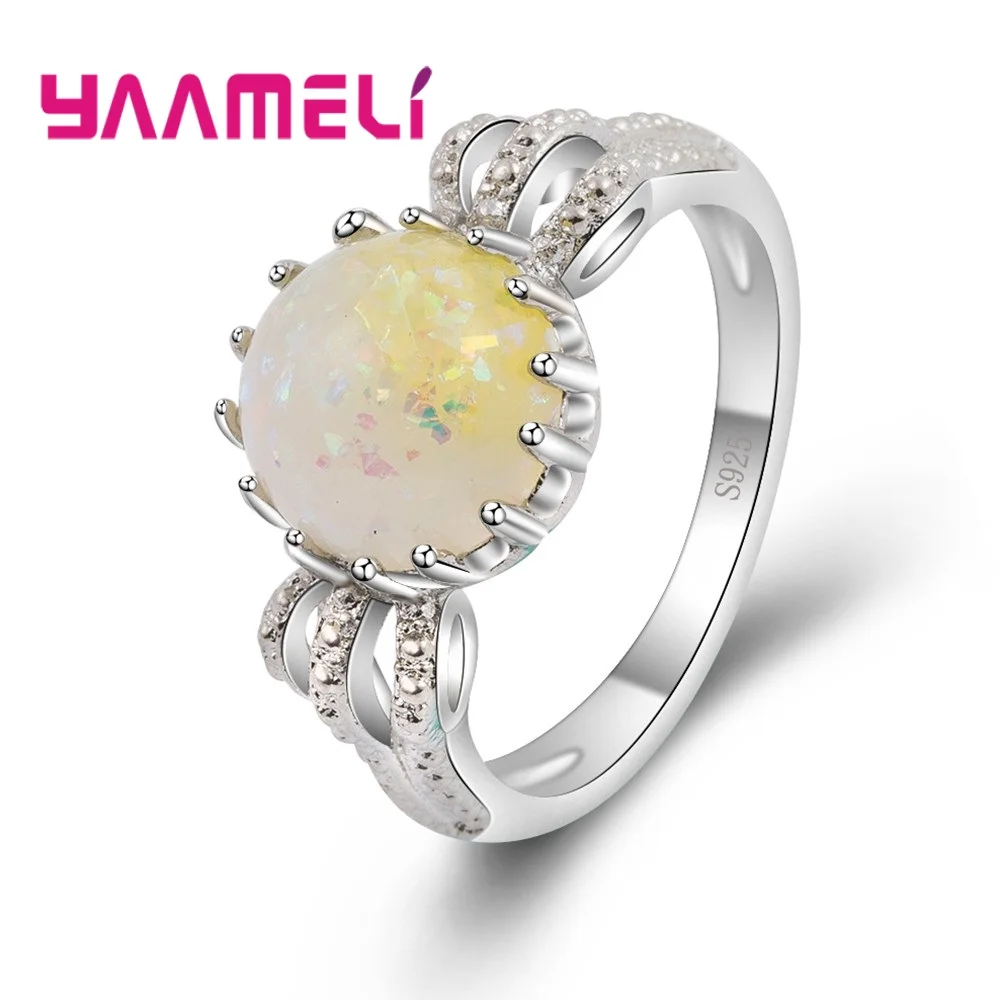 Prong Setting Light Yellow Opal Finger Rings Good 925 Sterling Silver Crystal Jewelry For Women Girlfriend Anniversary
Prong Setting Light Yellow Opal Finger Rings Good 925 Sterling Silver Crystal Jewelry For Women Girlfriend Anniversary