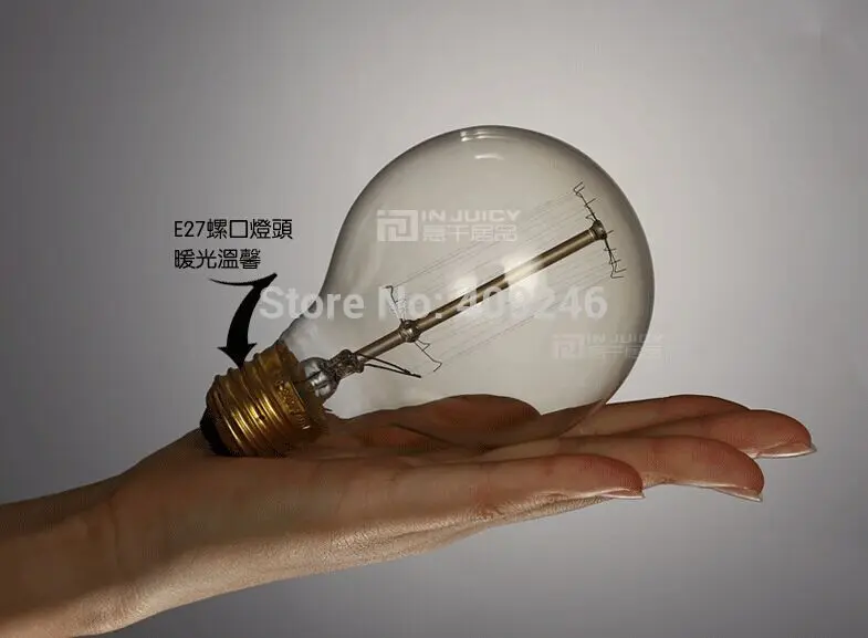 Loft Industrial American industrial special lamps lanterns Edison light bulb G95 E27 40W halogen Bulb
Loft Industrial American industrial special lamps lanterns Edison light bulb G95 E27 40W halogen Bulb