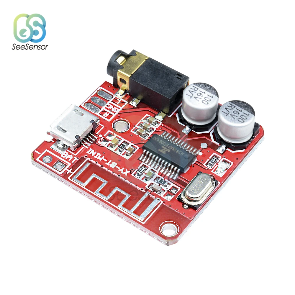 MP3 Bluetooth Audio Receiver board Bluetooth 4.1 Lossless Decoder Board Wireless Stereo Music Module 3.7-5V
MP3 Bluetooth Audio Receiver board Bluetooth 4.1 Lossless Decoder Board Wireless Stereo Music Module 3.7-5V