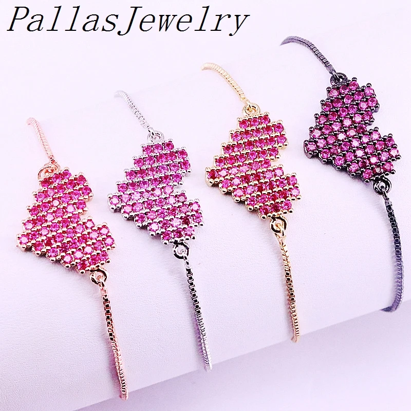 10Pcs, Hot Fashion Micro Pave Cubic Zirconia Heart Shape Bracelet Charm For Women Jewelry
10Pcs, Hot Fashion Micro Pave Cubic Zirconia Heart Shape Bracelet Charm For Women Jewelry