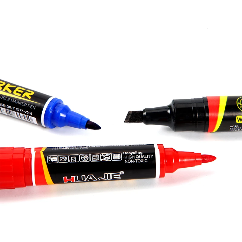 Dual Tip Fast Dry Permanent Sign Marker Pen Painting Drawing Marker Pen Oily Pen WR4012
Dual Tip Fast Dry Permanent Sign Marker Pen Painting Drawing Marker Pen Oily Pen WR4012