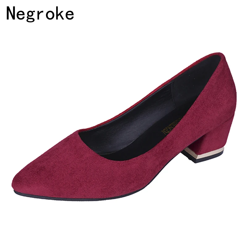 2019 Cute Women Pumps Sweet Style Square High Heels Shallow Boat Shoes Woman Office Wedding Party OL Suede Sapato Feminino
2019 Cute Women Pumps Sweet Style Square High Heels Shallow Boat Shoes Woman Office Wedding Party OL Suede Sapato Feminino