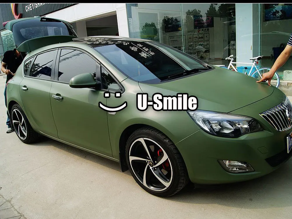 Matte Green Wrap Matte Army Green Vinyl Car Wrap Army Green Matte Wrap Air Bubble Free For Car Decals Car Wrapping Size:1.52x30m
Matte Green Wrap Matte Army Green Vinyl Car Wrap Army Green Matte Wrap Air Bubble Free For Car Decals Car Wrapping Size:1.52x30m