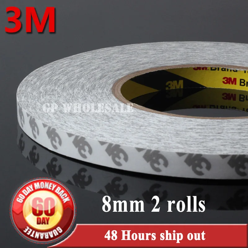 2roll 8mm width Double sided adhesive, strip tape, double-sided tape, 50meters for 3528 strip,3M 9080 free ship #A13
2roll 8mm width Double sided adhesive, strip tape, double-sided tape, 50meters for 3528 strip,3M 9080 free ship #A13