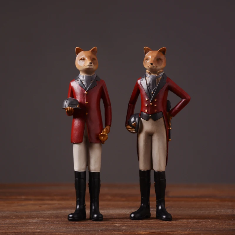 American village style Gentleman Fox home furnishing decoration handmade luxury creative craft livingroom or office ornament
American village style Gentleman Fox home furnishing decoration handmade luxury creative craft livingroom or office ornament