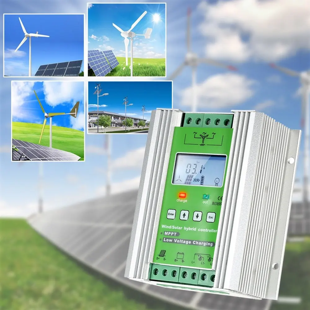 MPPT1000W 24V wind solar hybrid solar charge controller,LCD display,low voltage work, Boostercharging .over current protection.
MPPT1000W 24V wind solar hybrid solar charge controller,LCD display,low voltage work, Boostercharging .over current protection.