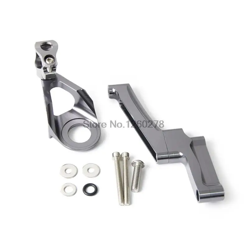 CNC Titanium Motorbike Steering Damper Mounting Kit for Suzuki GSX1300R Hayabusa 1998 1999 2000 2011 2012 2013 2014 2015
CNC Titanium Motorbike Steering Damper Mounting Kit for Suzuki GSX1300R Hayabusa 1998 1999 2000 2011 2012 2013 2014 2015