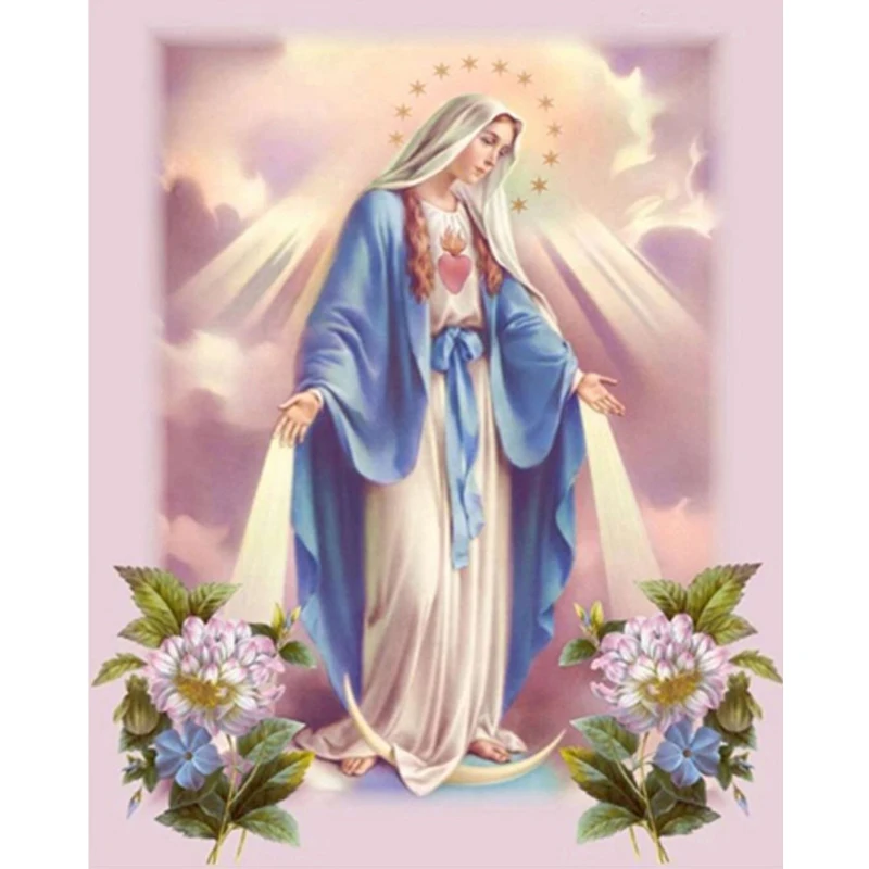 5D Diamond Painting Christian Religious Diamond Embroidery Virgin Mary Full Drill Rhinestone Mosaic Draw Religious Gifts
5D Diamond Painting Christian Religious Diamond Embroidery Virgin Mary Full Drill Rhinestone Mosaic Draw Religious Gifts
