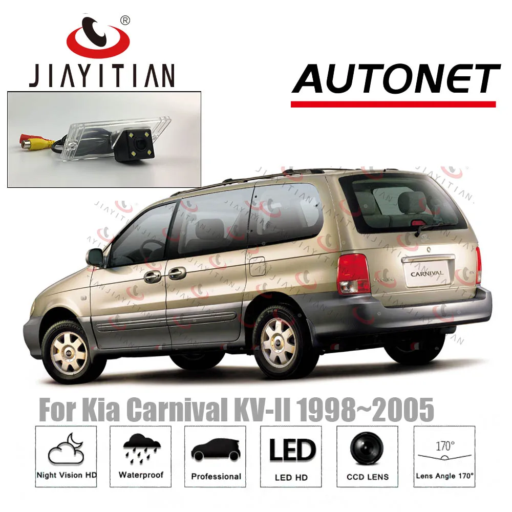 JIAYITIAN rear view camera for Kia Carnival KV-II/Sedona/Naza Ria 1998~2005 Reverse Camera/CCD/Night Vision/license plate camera
JIAYITIAN rear view camera for Kia Carnival KV-II/Sedona/Naza Ria 1998~2005 Reverse Camera/CCD/Night Vision/license plate camera