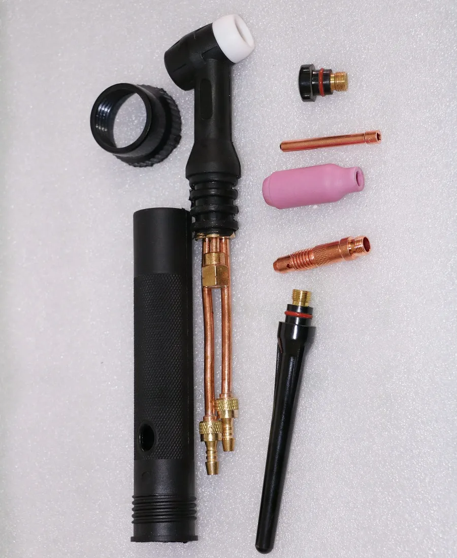Argon Welding TIG Torch Water Cooled TIG Torches Torch body WP18 Collet Ceramic Nozzle
Argon Welding TIG Torch Water Cooled TIG Torches Torch body WP18 Collet Ceramic Nozzle