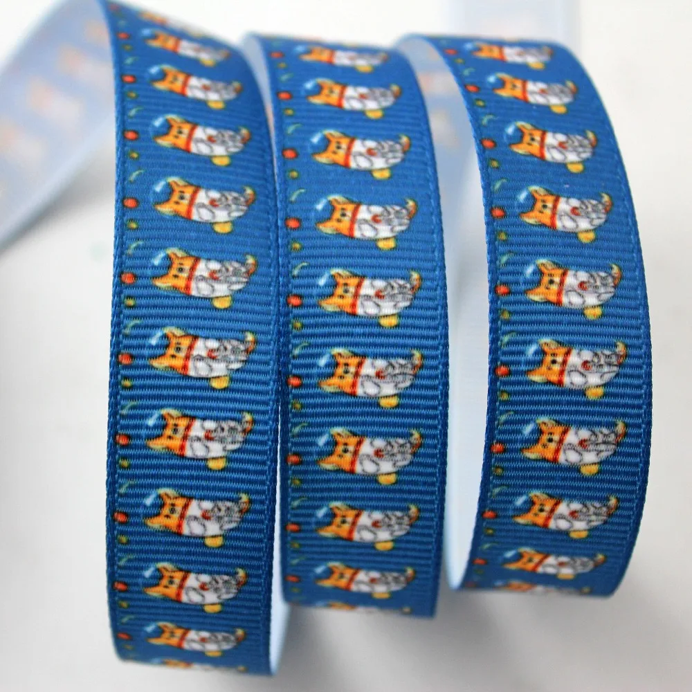 Cartoon space dog printed grosgrain ribbon 16mm wedding decorative ribbons 10/25/50 yards DIY animal bows webbing
Cartoon space dog printed grosgrain ribbon 16mm wedding decorative ribbons 10/25/50 yards DIY animal bows webbing
