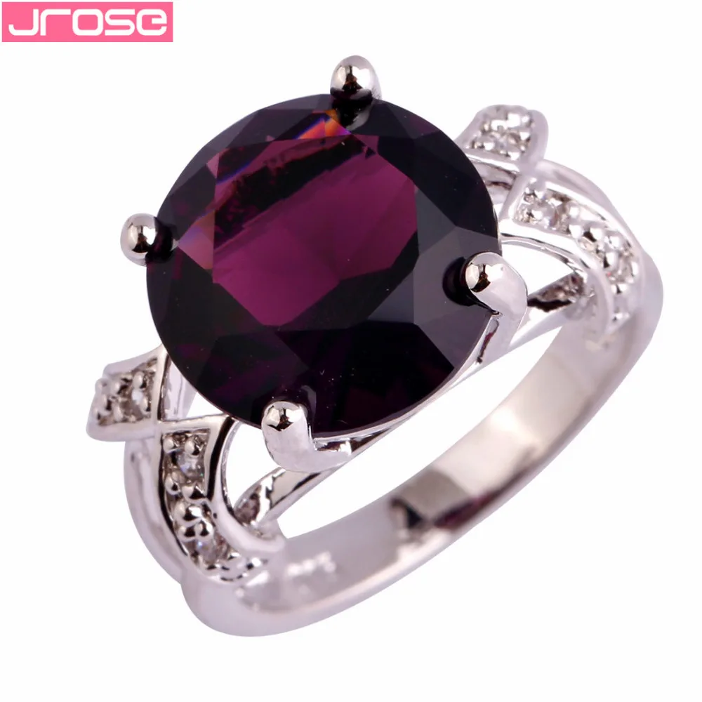 JROSE Wholesale Purple & White CZ Silver Color Ring For Women Size 6 7 8 9 10 11 12 13 Engagement Fancy Jewelry Women Gift
JROSE Wholesale Purple & White CZ Silver Color Ring For Women Size 6 7 8 9 10 11 12 13 Engagement Fancy Jewelry Women Gift