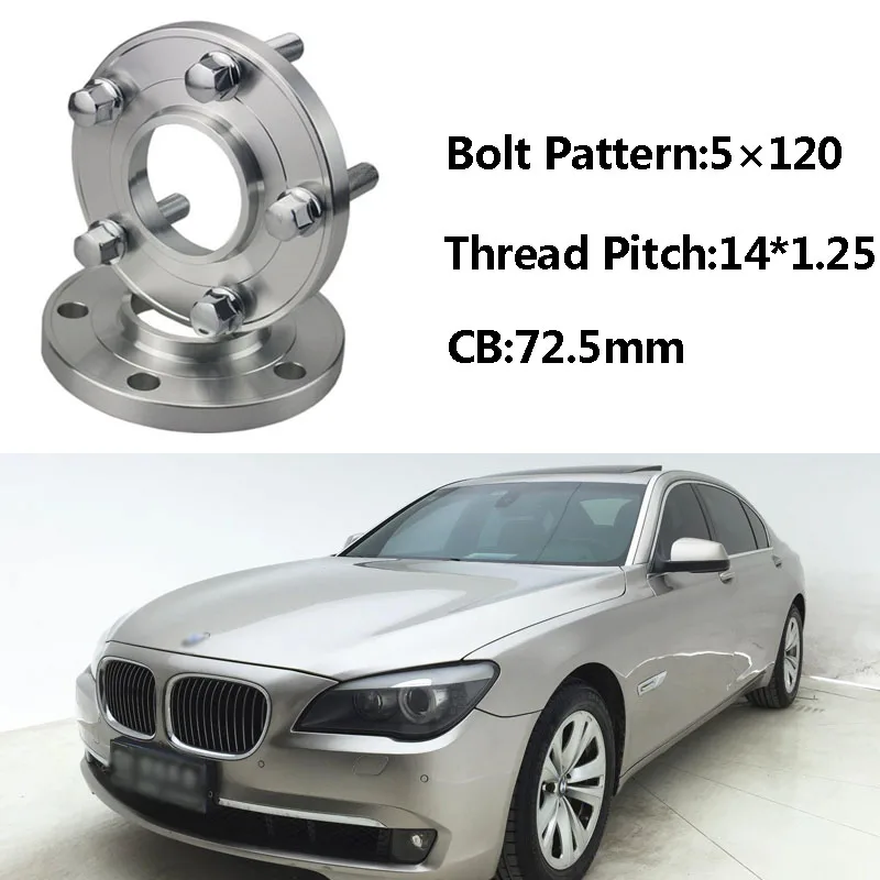 2 шт. 5x120 72.5CB центральный колесный концентратор M14 * 1 25 болты для BMW F02 F03 F10 F11 F12 F20 F30