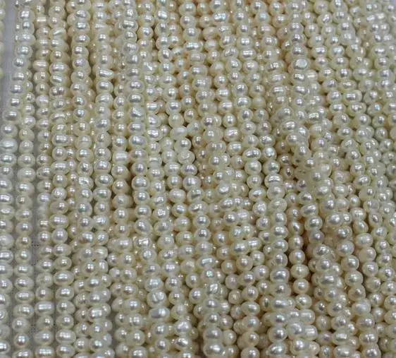 Unique Pearls jewellery Store 3.5mm White Potato Freshwater Pearl Loose Beads DIY Jewelry One Full String Materisl Supply LS4-10
Unique Pearls jewellery Store 3.5mm White Potato Freshwater Pearl Loose Beads DIY Jewelry One Full String Materisl Supply LS4-10