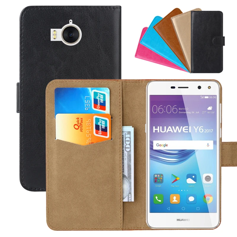 Luxury Wallet Case For Huawei Y5 2017/Y6 2017 PU Leather Retro Flip Cover Magnetic Fashion Cases Strap
Luxury Wallet Case For Huawei Y5 2017/Y6 2017 PU Leather Retro Flip Cover Magnetic Fashion Cases Strap