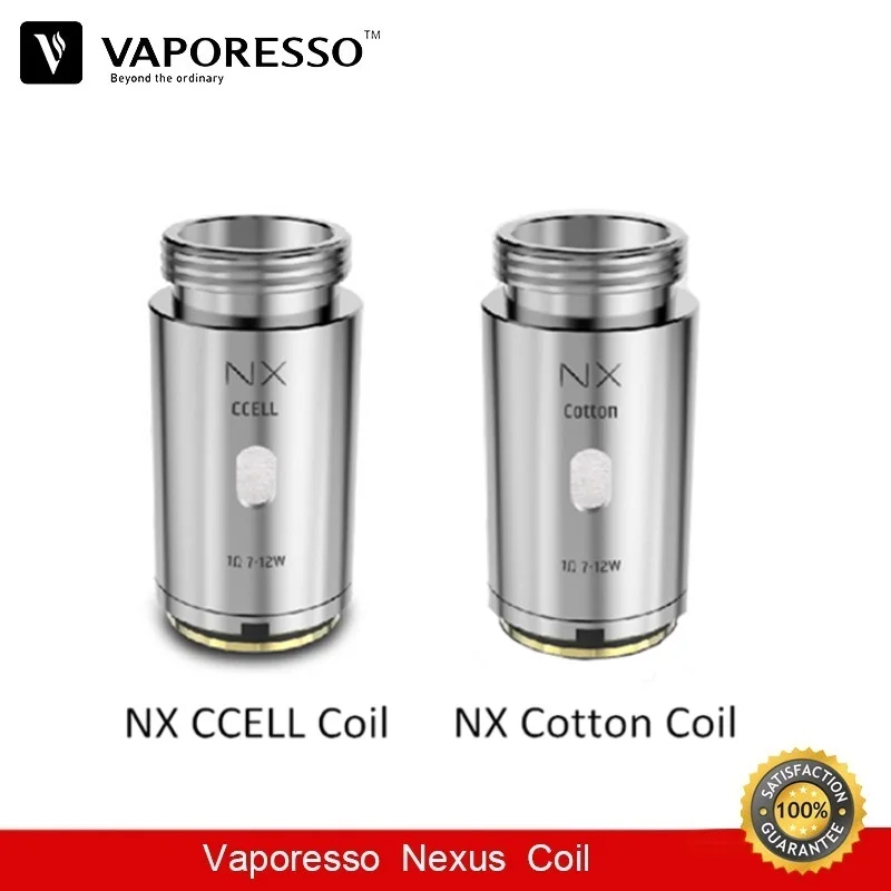10 шт. vaporesso Nexus Замена катушки Ccell SS316 традиционных ЧЕЕ Клэптон Core Vape электронная