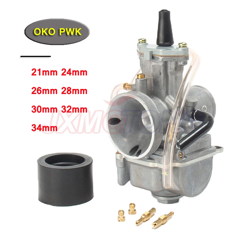 Универсальный мотоциклетный КАРБЮРАТОР 4T для OKO pwk 21 24 26 28 30 32 34 мм с Power Jet Fit