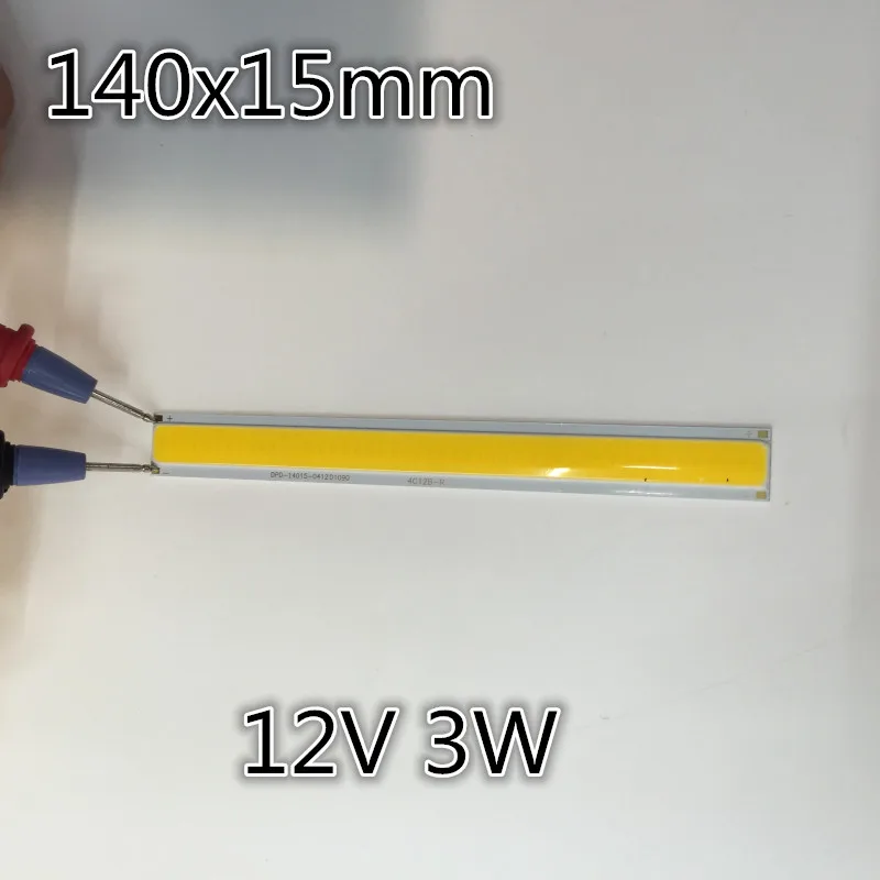 Модуль cob 140x15 мм светодиодный светящийся поверхностный светильник источник света автомобиля 3 Вт COB светодиодные фонари для DIY
Модуль cob 140x15 мм светодиодный светящийся поверхностный светильник источник света автомобиля 3 Вт COB светодиодные фонари для DIY