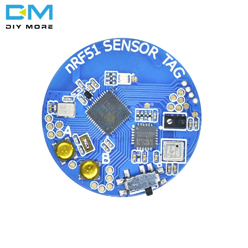 nRF51802 Bluetooth 4.0 Temperature Atmospheric Acceleration Sensor Module ARM CORTEX-M0 MPU6050 BMP280 CR2032 AP3216 Board
nRF51802 Bluetooth 4.0 Temperature Atmospheric Acceleration Sensor Module ARM CORTEX-M0 MPU6050 BMP280 CR2032 AP3216 Board