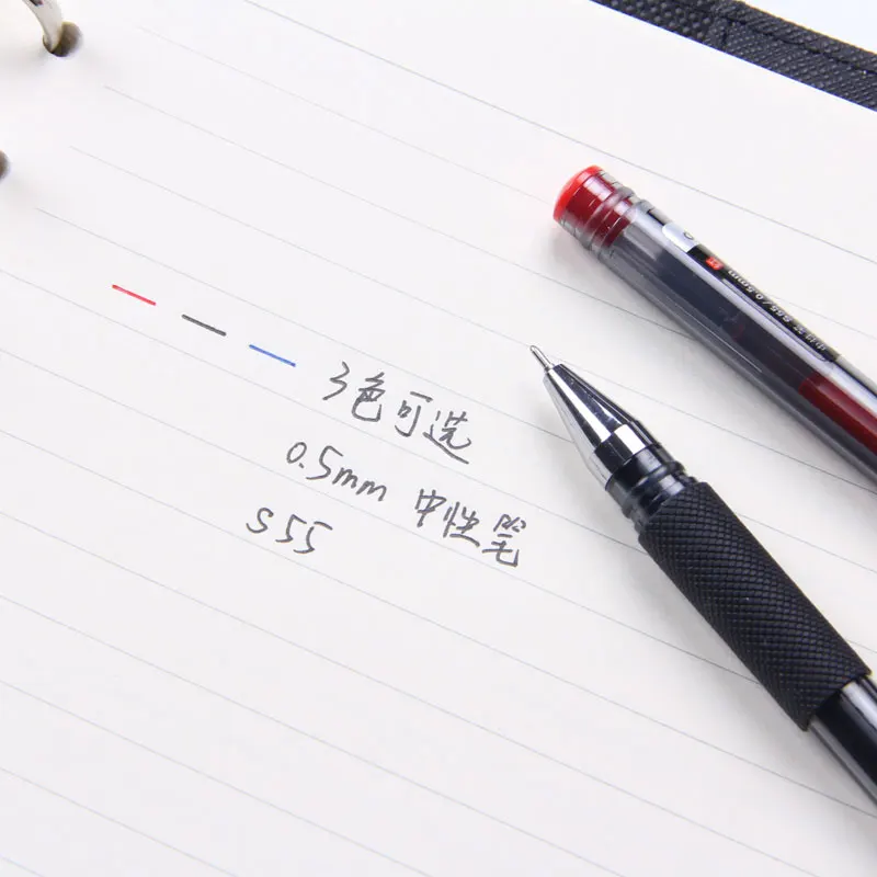 3Pcs Gel Ink Pen Black Blue Red liquid-Ink 0.5mm Tip School Exam Homework Hight School Office Meeting Business Signature S55
3Pcs Gel Ink Pen Black Blue Red liquid-Ink 0.5mm Tip School Exam Homework Hight School Office Meeting Business Signature S55