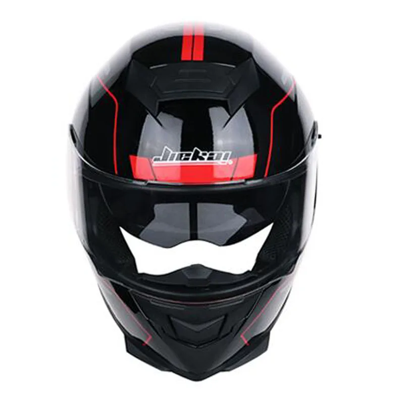 Новый мотоцикл JIEKAI мотоциклетные шлемы для мужчин/женщин с двойными линзами