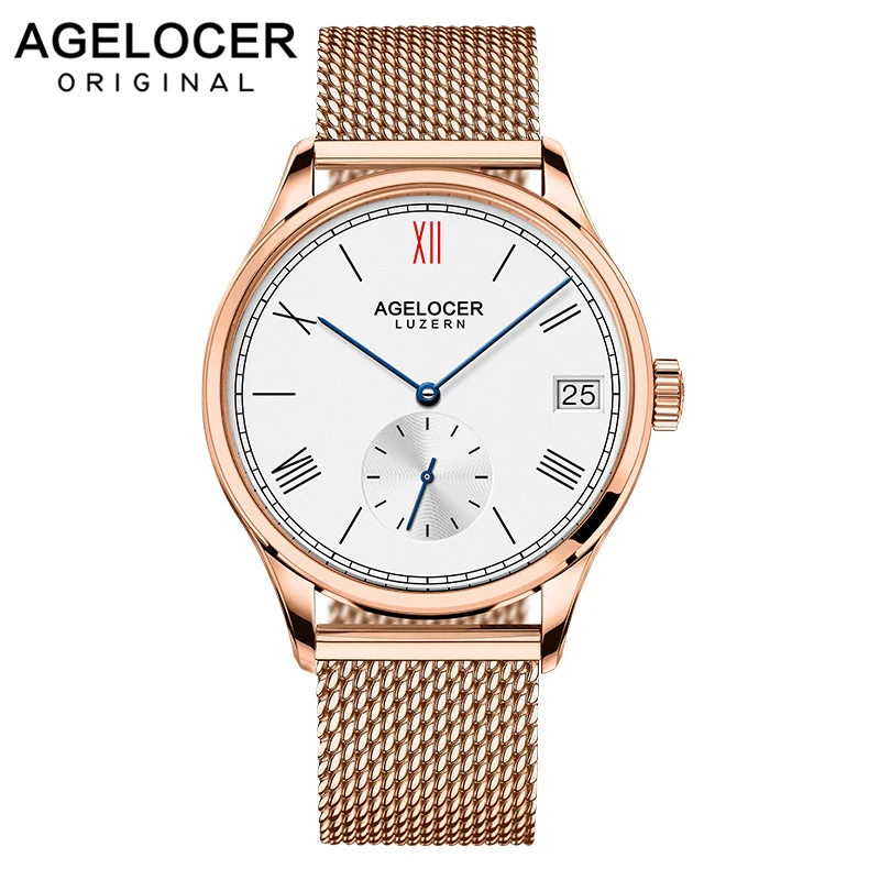 AGELOCER Watch Switzerland Brand Role Watches Mechanical Men's Watch Luxury Famous France Genuine Leather Male Clock
AGELOCER Watch Switzerland Brand Role Watches Mechanical Men's Watch Luxury Famous France Genuine Leather Male Clock