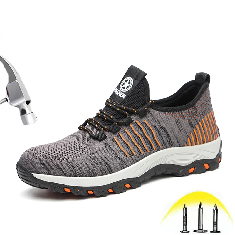 Indestructible Safety Shoes Men Women Steel Toe Comfortable Breathable Puncture Proof Work Boots Ladies Summer Work Shoes 35-46
Indestructible Safety Shoes Men Women Steel Toe Comfortable Breathable Puncture Proof Work Boots Ladies Summer Work Shoes 35-46
