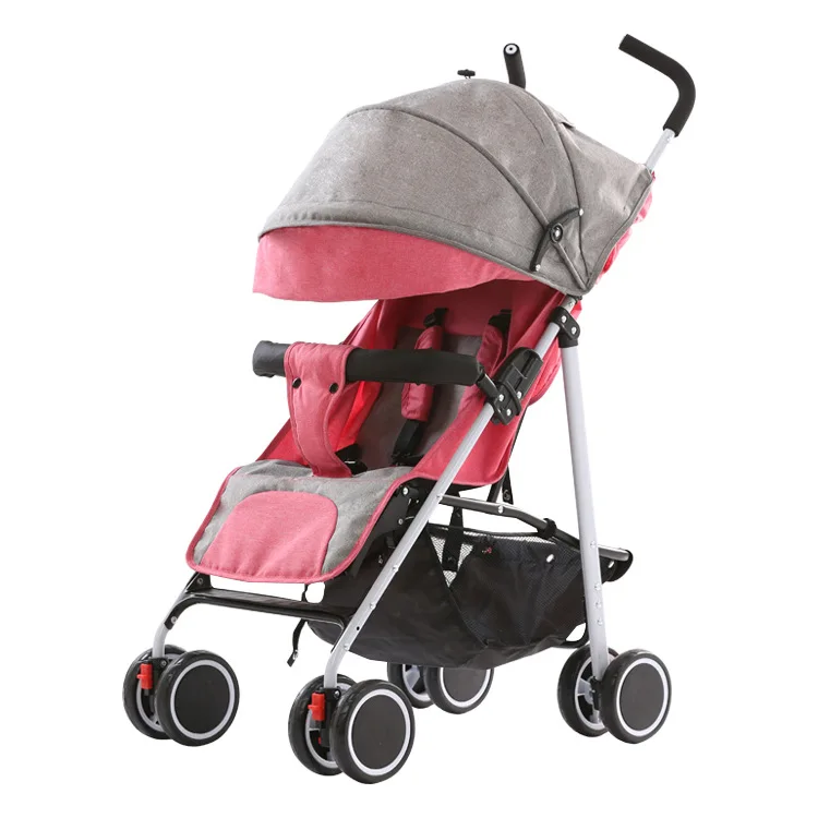 Safe and Lightweight Baby Stroller San Sit and Fold Four Seasons Available Four-Wheeled Children's Trolley
Safe and Lightweight Baby Stroller San Sit and Fold Four Seasons Available Four-Wheeled Children's Trolley