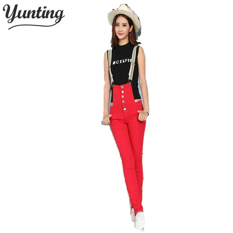 New Stylish Women's Overalls Denim Jumpsuit Jeans Suspender Trousers Jumpsuits Red
New Stylish Women's Overalls Denim Jumpsuit Jeans Suspender Trousers Jumpsuits Red