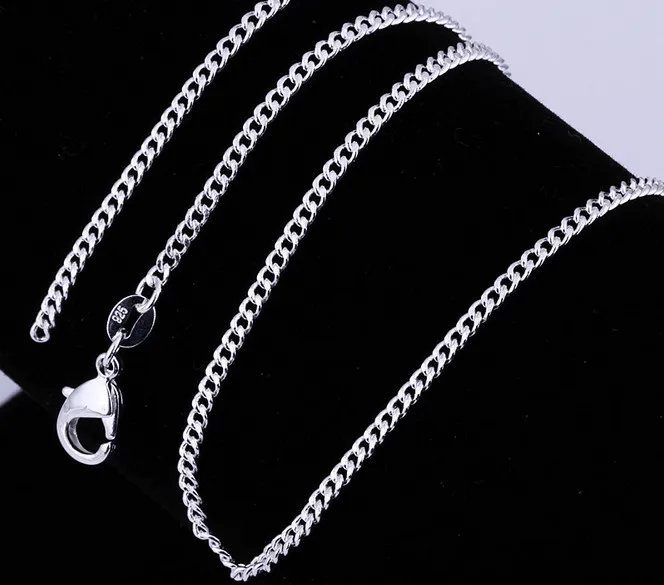 20PC Fine Jewelry Findings 30inches Necklace Chains Silver colorPlated 2.0MM Side ChainLobeter Clasp Jewellery Sets For Pendant
20PC Fine Jewelry Findings 30inches Necklace Chains Silver colorPlated 2.0MM Side ChainLobeter Clasp Jewellery Sets For Pendant