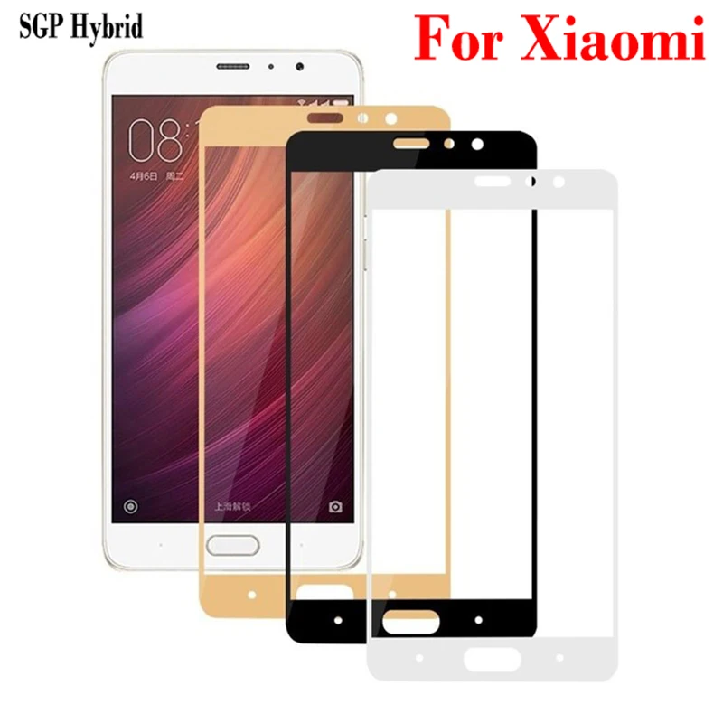 Защитное стекло для xiaomi redmi 4x закаленное красного цвета mi note 4 x x4 Ksiomi note4 не pro