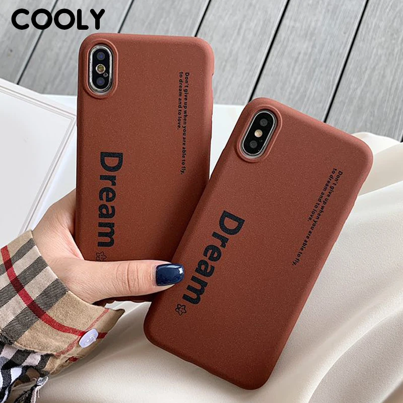 COOLY коричневый матовый чехол для Xiaomi Redmi 4A 4X 5A 6A 5 Plus 6 Pro задняя крышка Note 4 7