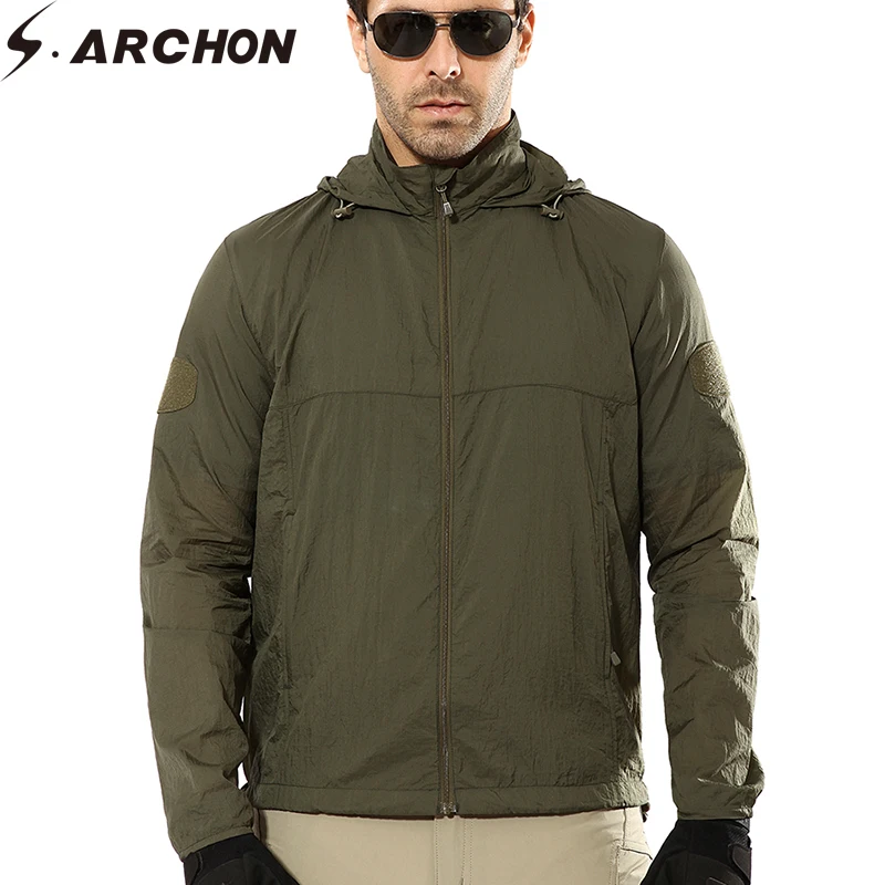 S.ARCHON Lightweight Tactical Skin Jacket Men Summer Breathable Portable Waterproof Jacket Military Army Thin Jackets S-5XL
S.ARCHON Lightweight Tactical Skin Jacket Men Summer Breathable Portable Waterproof Jacket Military Army Thin Jackets S-5XL