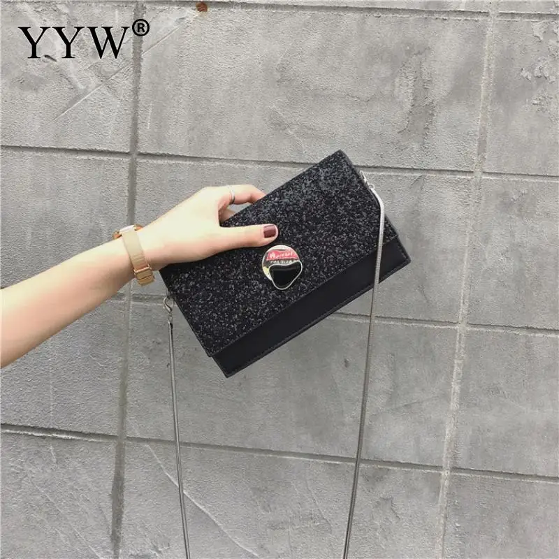 Black White Sequin Bag Chain Women Fashion Small Clutch Purse Female Crossbody Shoulder Bags Gift Casual Girl Messenger Bag
Black White Sequin Bag Chain Women Fashion Small Clutch Purse Female Crossbody Shoulder Bags Gift Casual Girl Messenger Bag