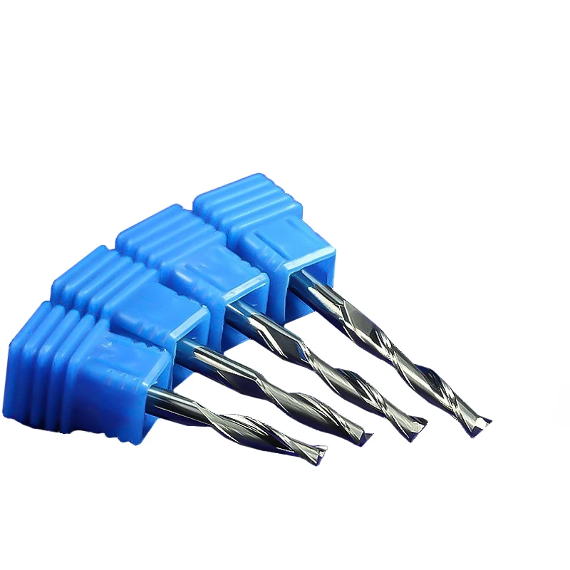 1pc 3.175 mm SHK A series Rolling mill Cabide Spiral Milling Cutter Two flutes CNC Router Bits for MDF, Plastic Solid, Wood
1pc 3.175 mm SHK A series Rolling mill Cabide Spiral Milling Cutter Two flutes CNC Router Bits for MDF, Plastic Solid, Wood
