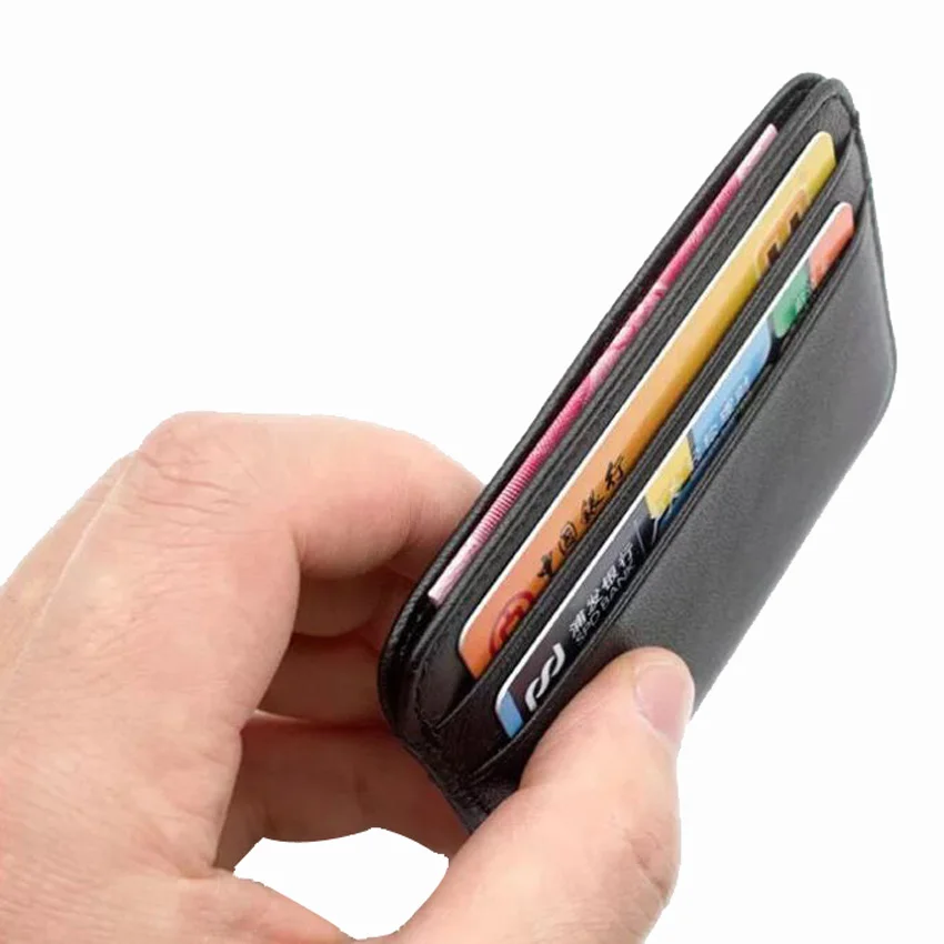 Genuine Leather Credit Card Holder Men Slim Mini Wallet Business ID Card Holder 500PCS/lot
Genuine Leather Credit Card Holder Men Slim Mini Wallet Business ID Card Holder 500PCS/lot