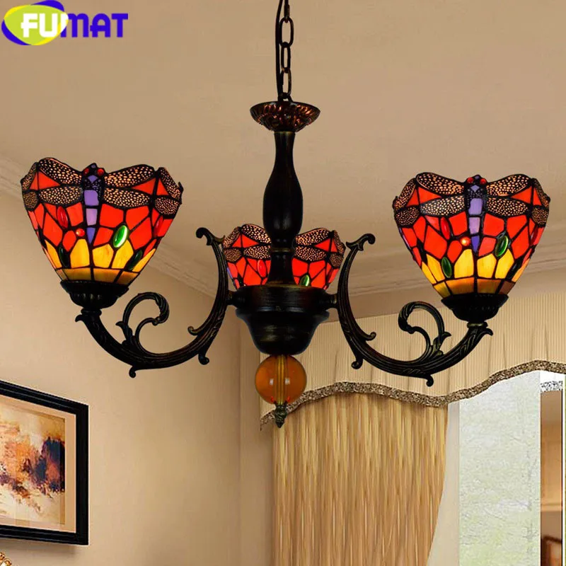FUMAT Dragonfly Tiffany Chandeliers Stained Glass Shade Hanging Light kitchen fixture chandelier pendants for room dining Lamps
FUMAT Dragonfly Tiffany Chandeliers Stained Glass Shade Hanging Light kitchen fixture chandelier pendants for room dining Lamps